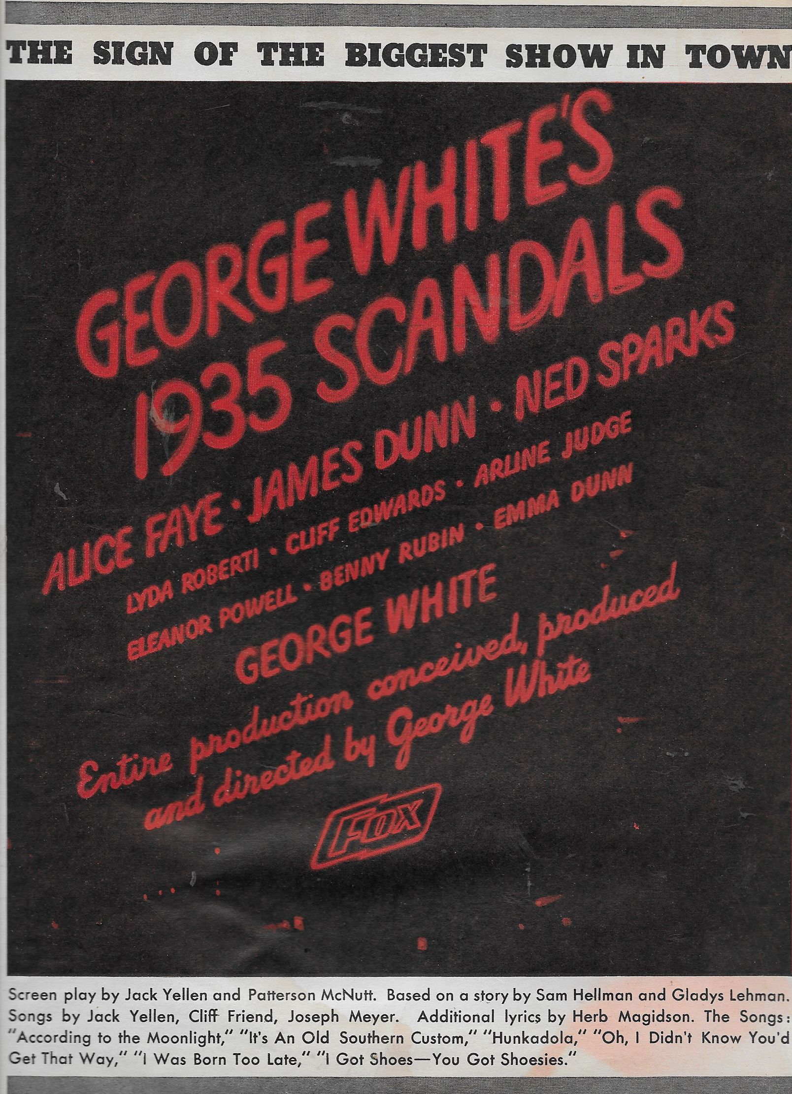George White's 1935 Scandals