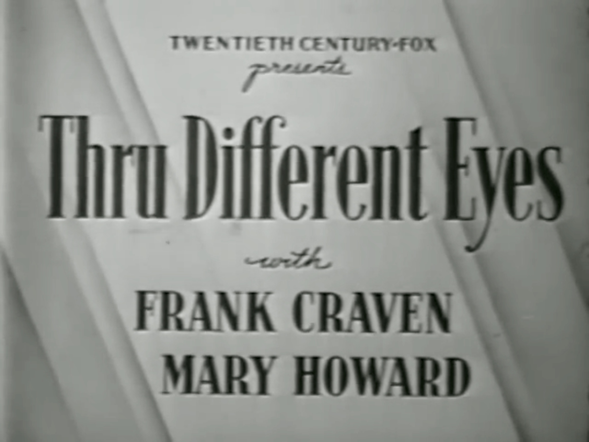 Thru Different Eyes
