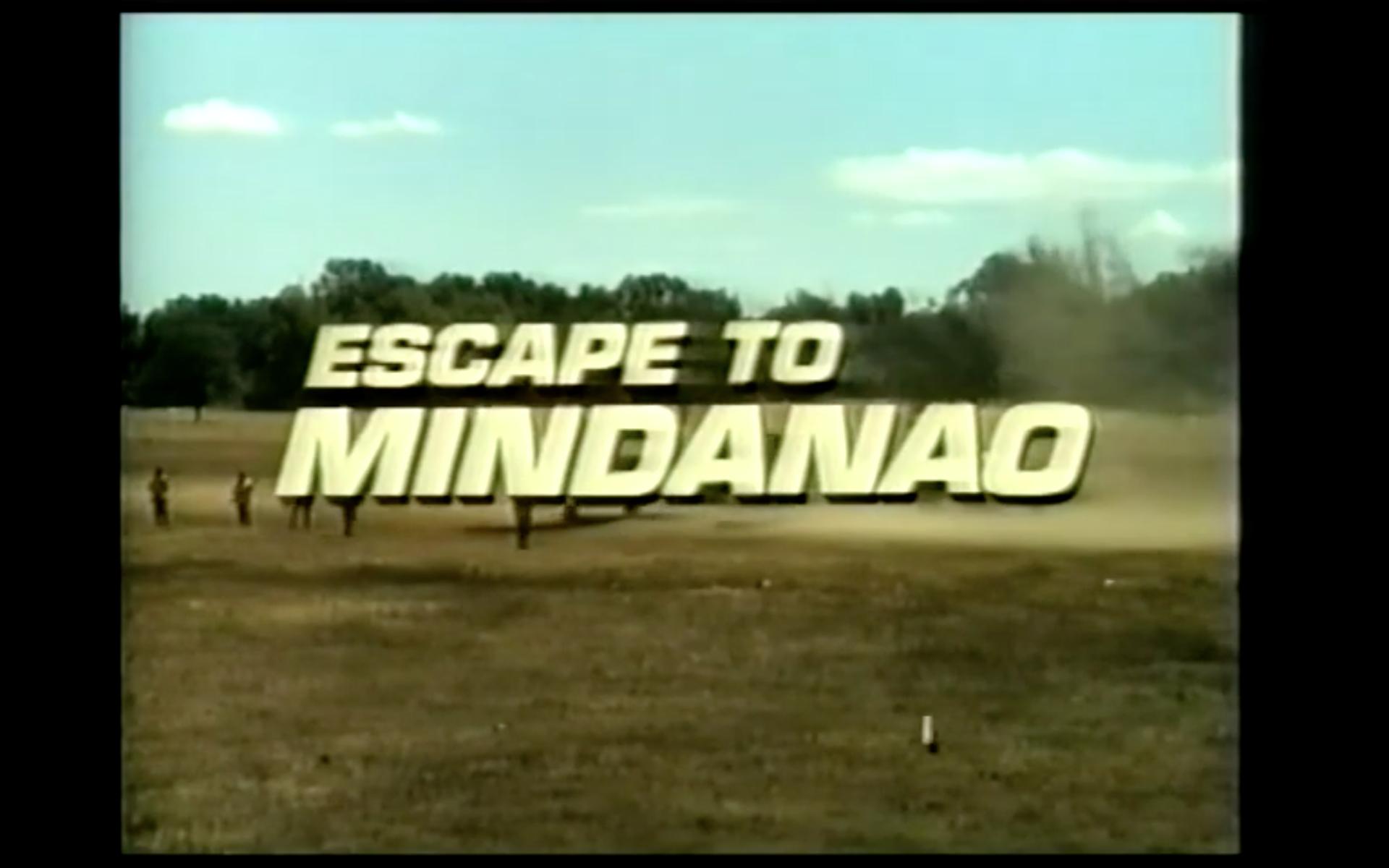 Escape to Mindanao