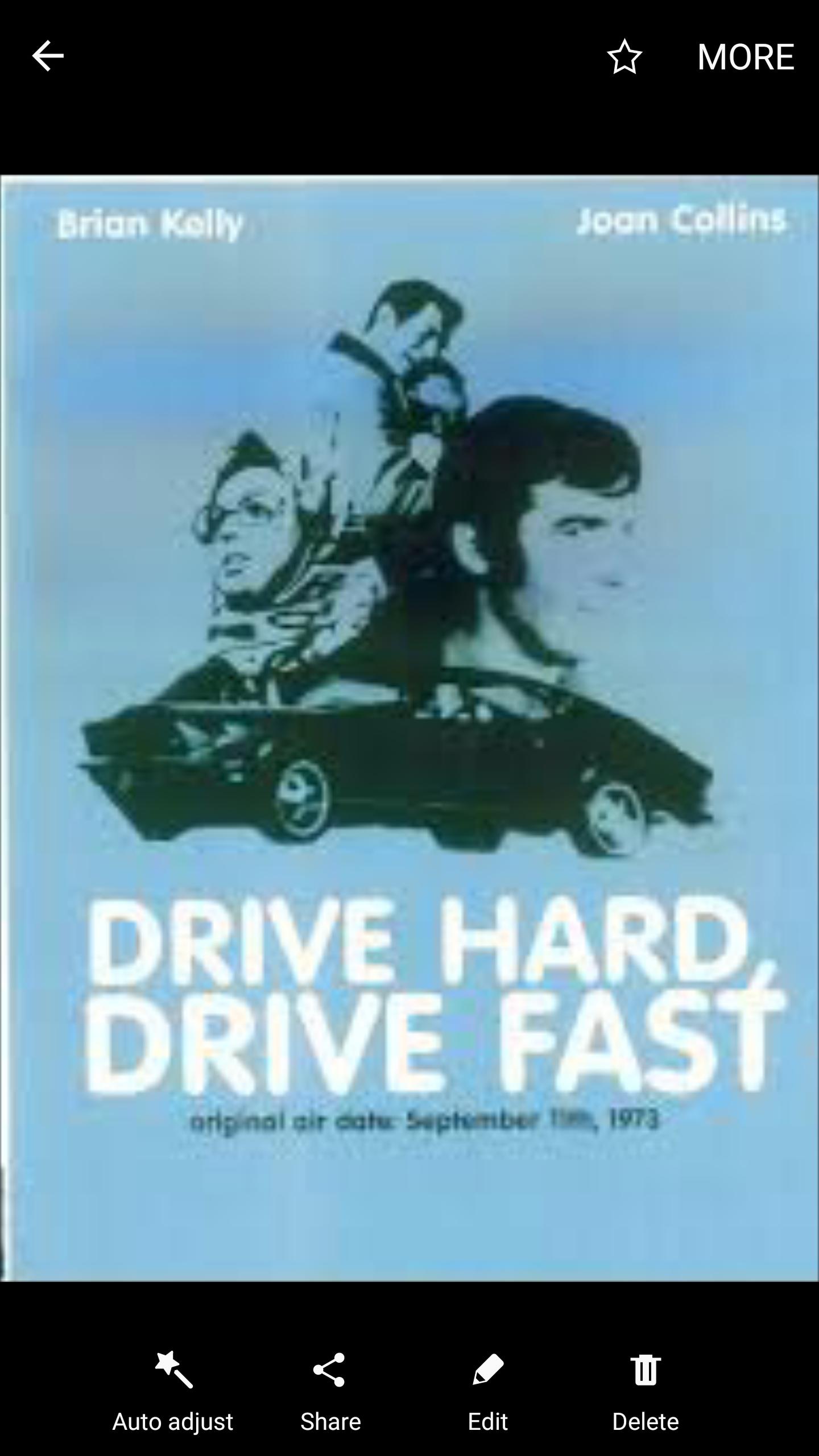 Drive Hard, Drive Fast