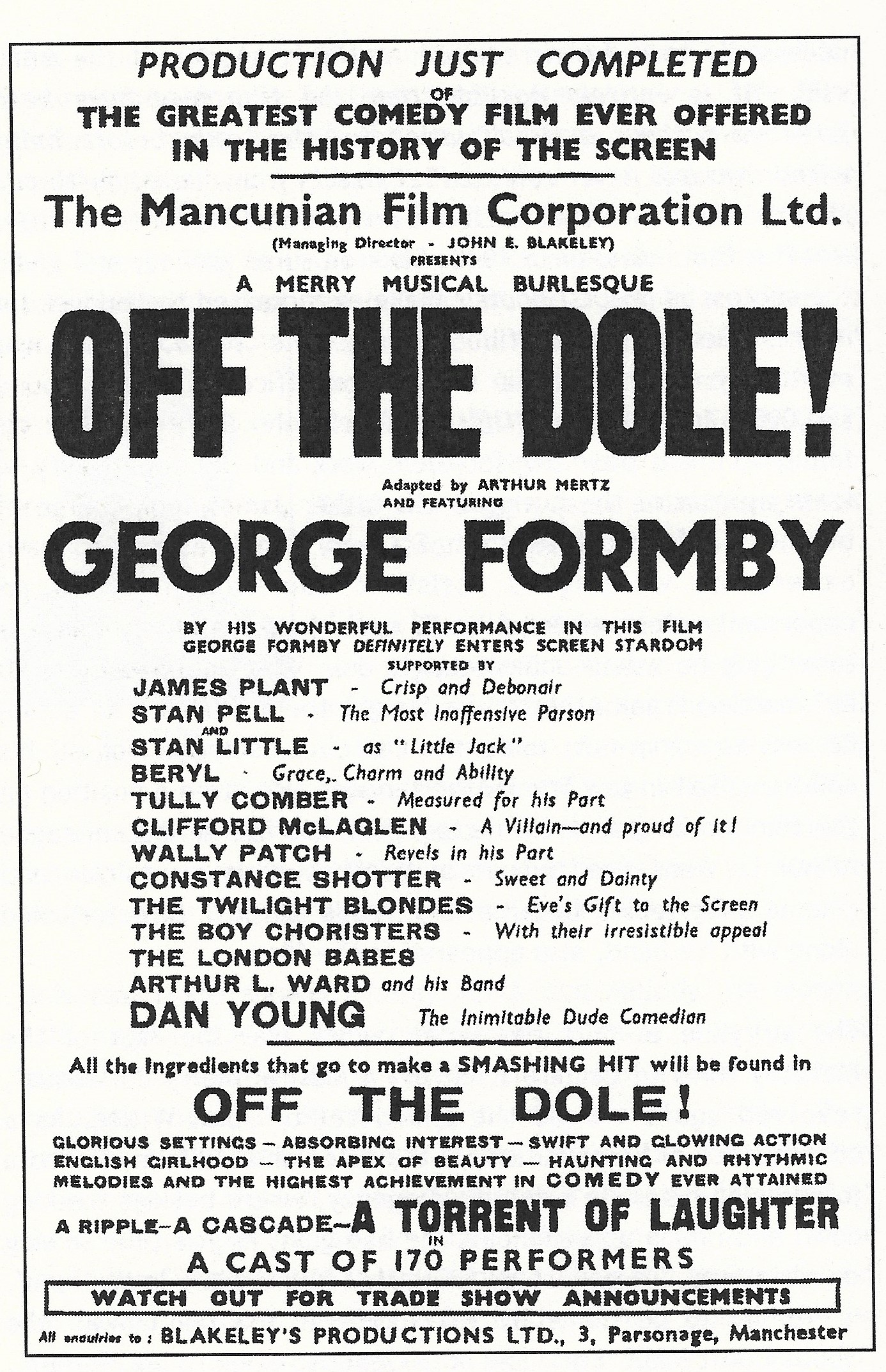 Off the Dole