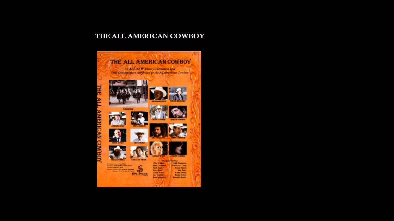 The All American Cowboy