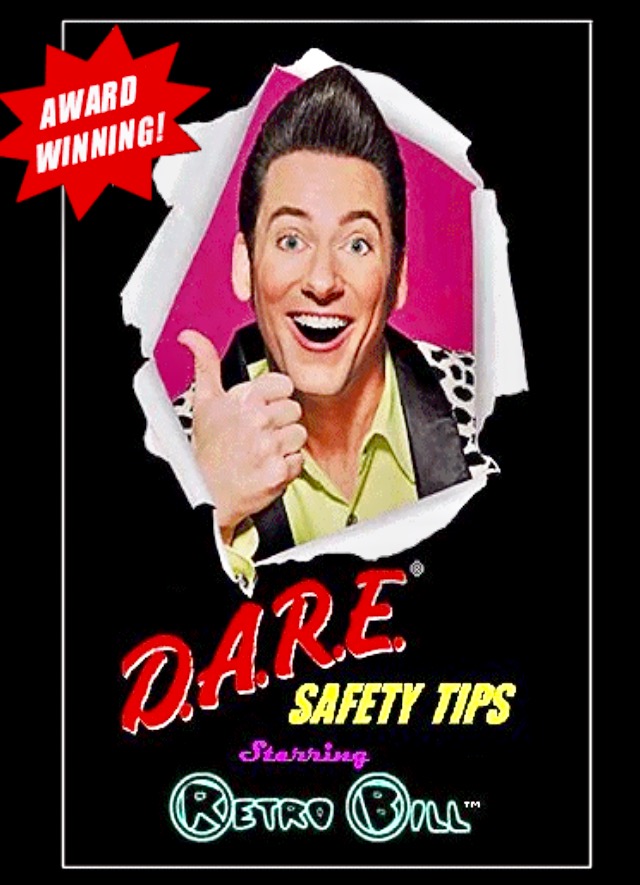 D.A.R.E. Safety Tips Starring Retro Bill