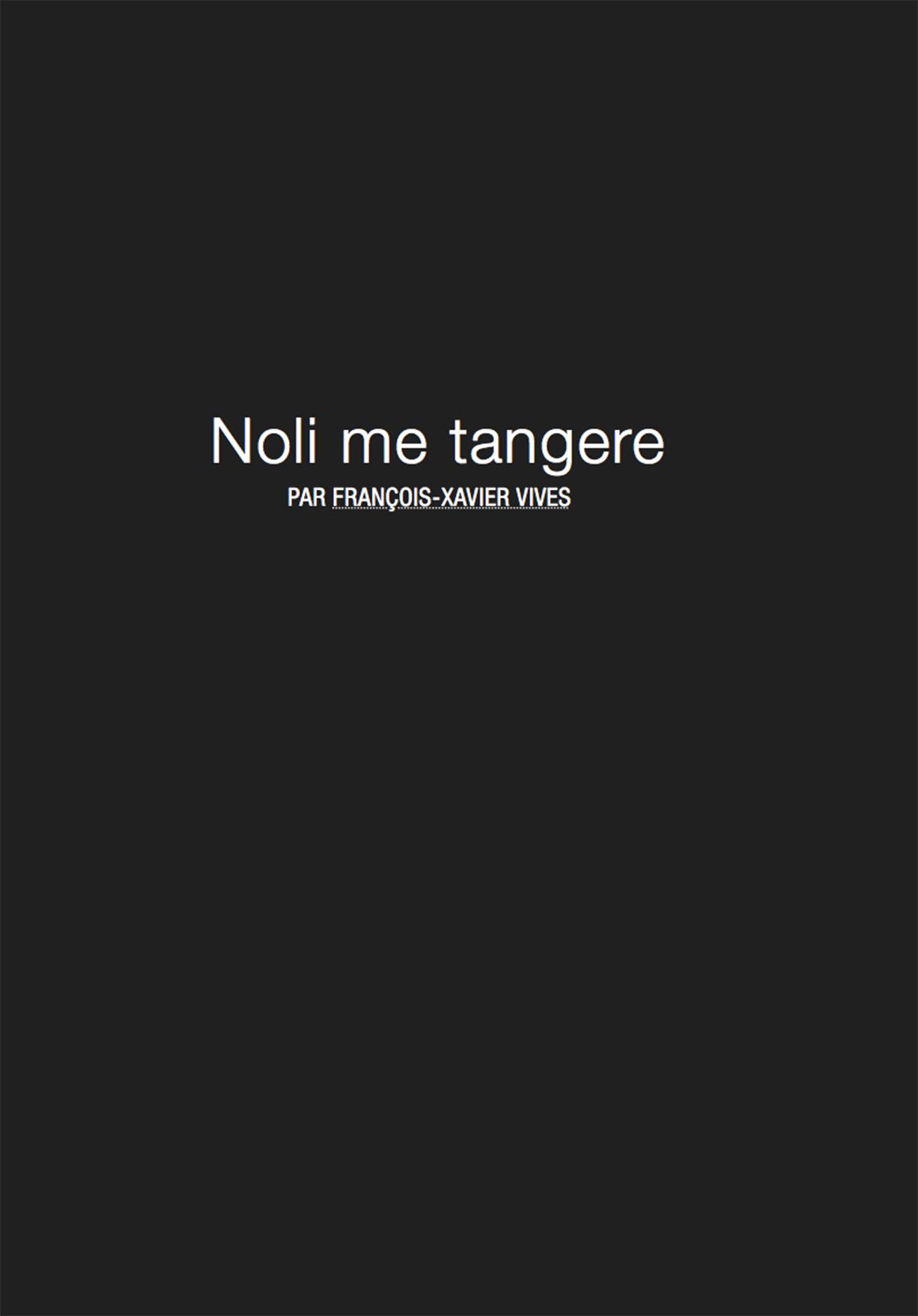 Noli me tangere
