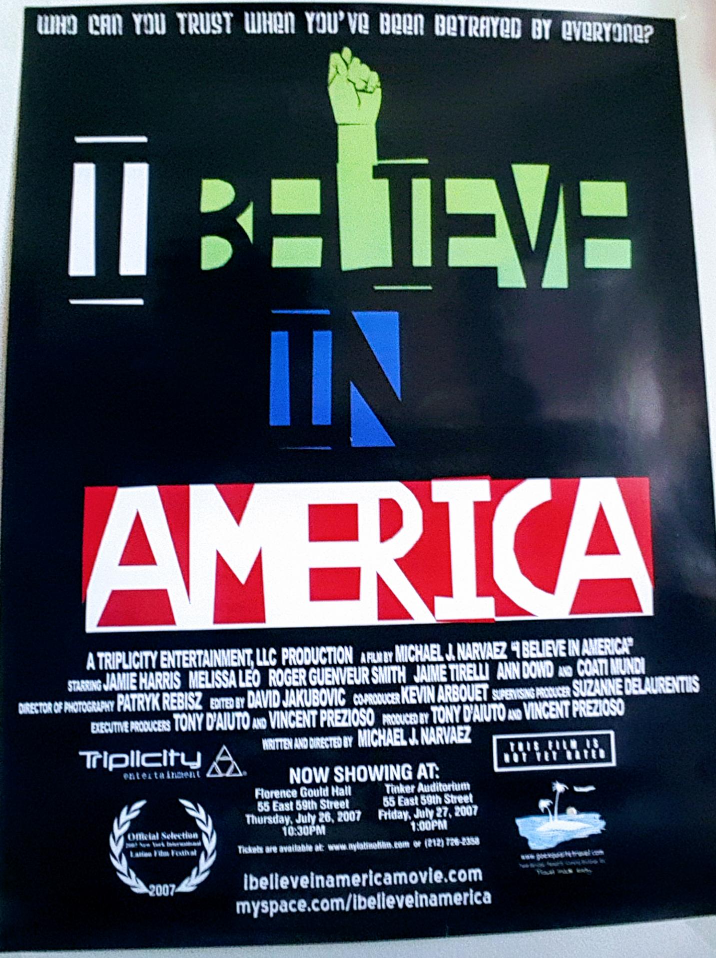 I Believe in America