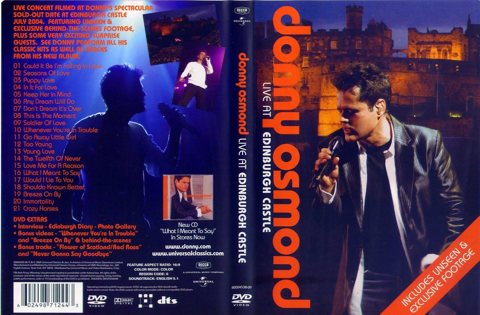 Donny Osmond: Live at Edinburgh Castle.