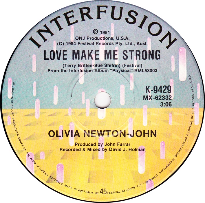 Olivia Newton-John: Love Make Me Strong