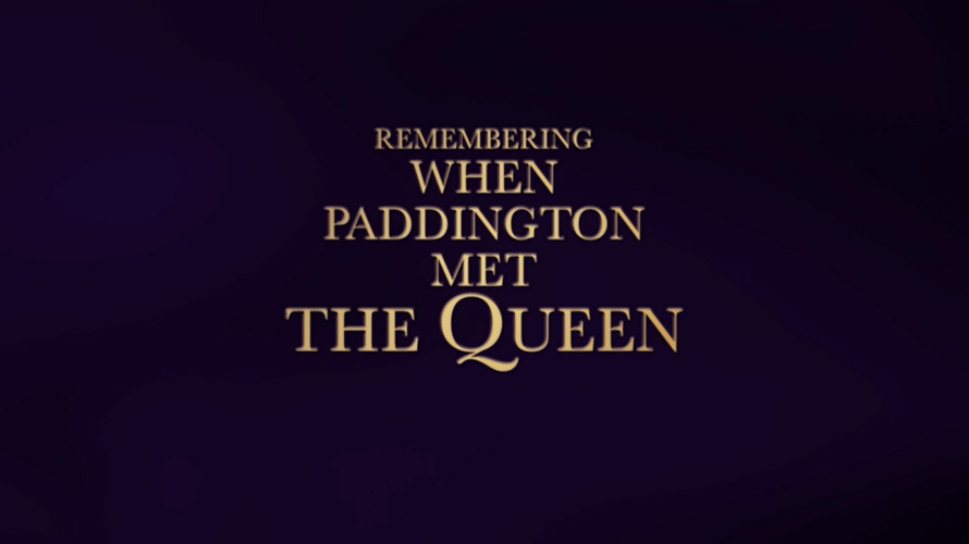 Queen Elizabeth and Paddington Bear Film