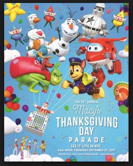 91st Macy's Thanksgiving Day Parade