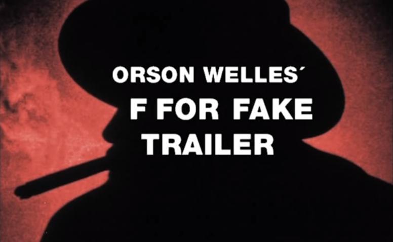 Orson Welles' F for Fake Trailer