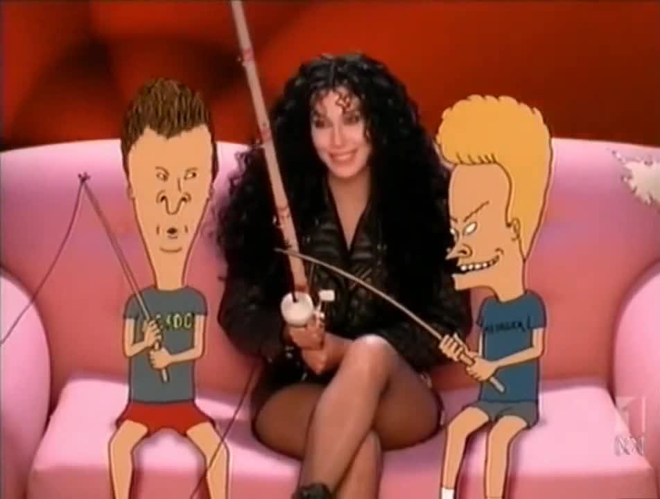 Cher with Beavis and Butt-Head: I Got You Babe