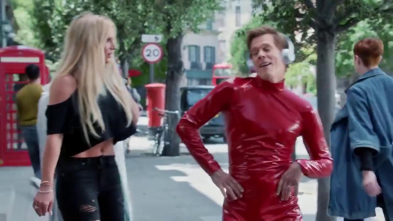 Britney Spears Catches Kevin Bacon Dancing: Apple Music UK Commercial