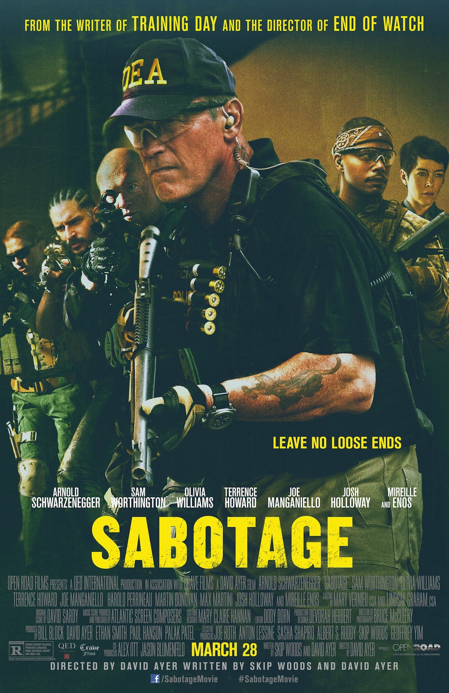 Sabotage: Deleted Scenes