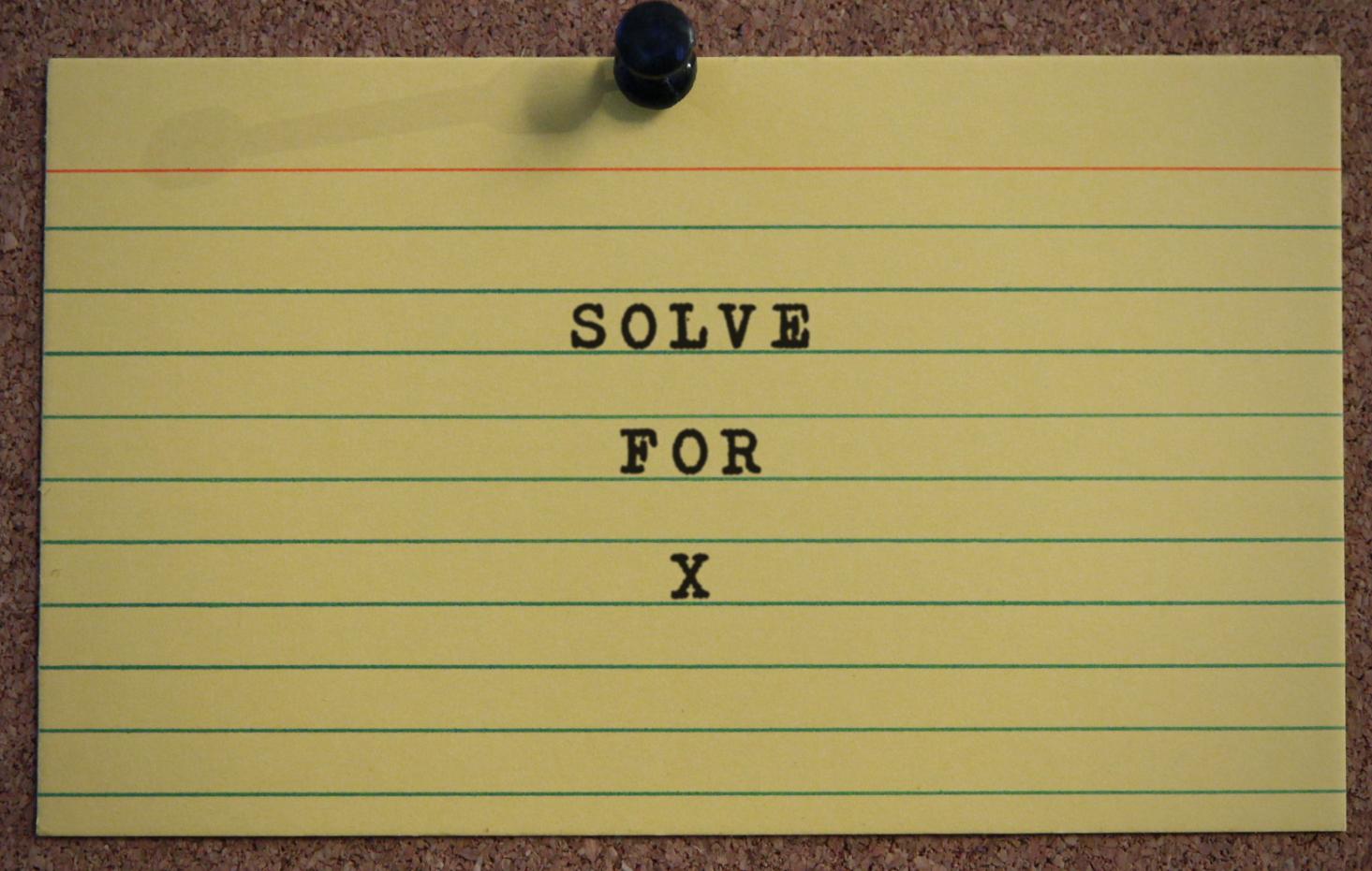 Solve for X: Constructing Season 11